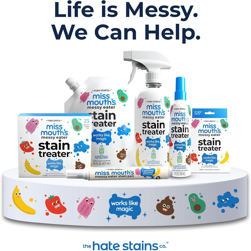 Miss Mouth's Messy Eater Stain Treater Spray - 4oz Stain Remover - Newborn &