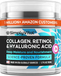 Anti-Aging Face Moisturizer with Retinol, Collagen & Hyaluronic Acid - Made
