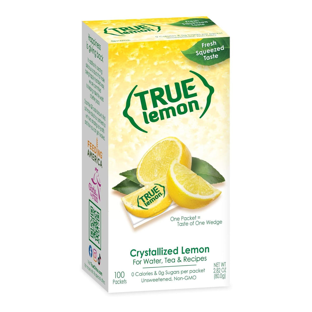 True Lemon 100ct (Pack of 1) - Water Enhancer - Bulk Dispenser - 0 Calorie