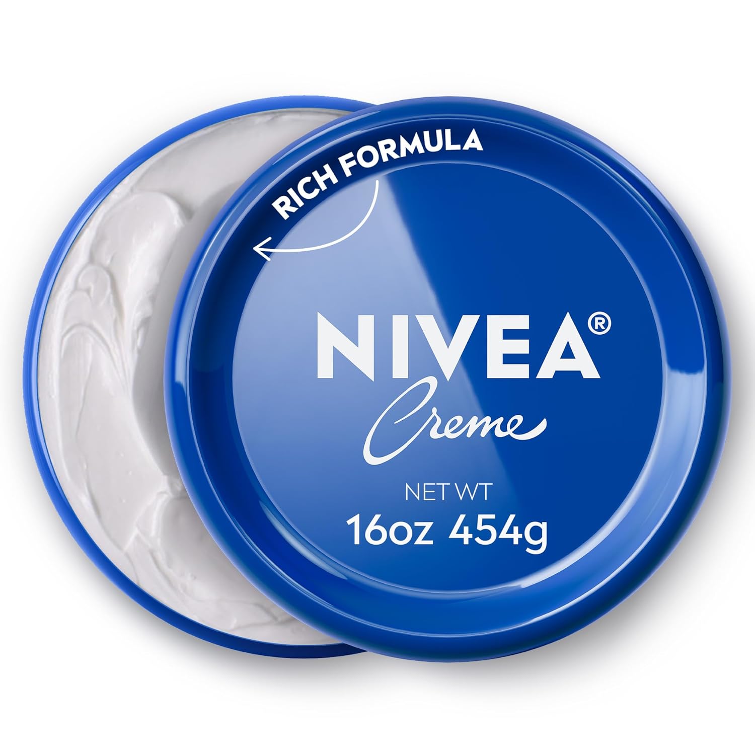 NIVEA Creme Face, Hand and Body Moisturizer Cream, Rich Body Cream for Dry