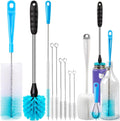 Holikme Bottle Brush Tube Cleaning Lab Set with Long Handle, Cup Cleaner for