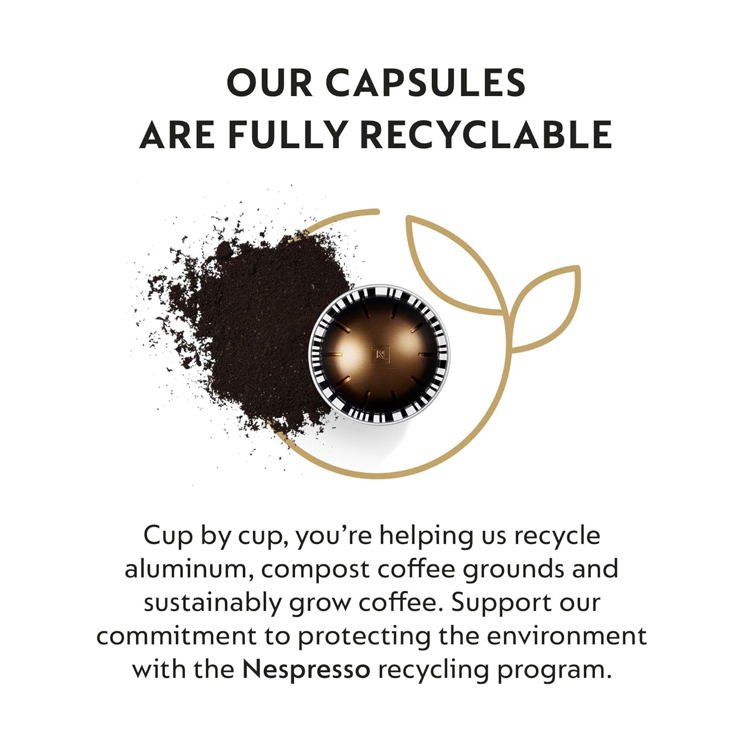 Nespresso Capsules Vertuo, Double Espresso Chiaro, Medium Roast Espresso