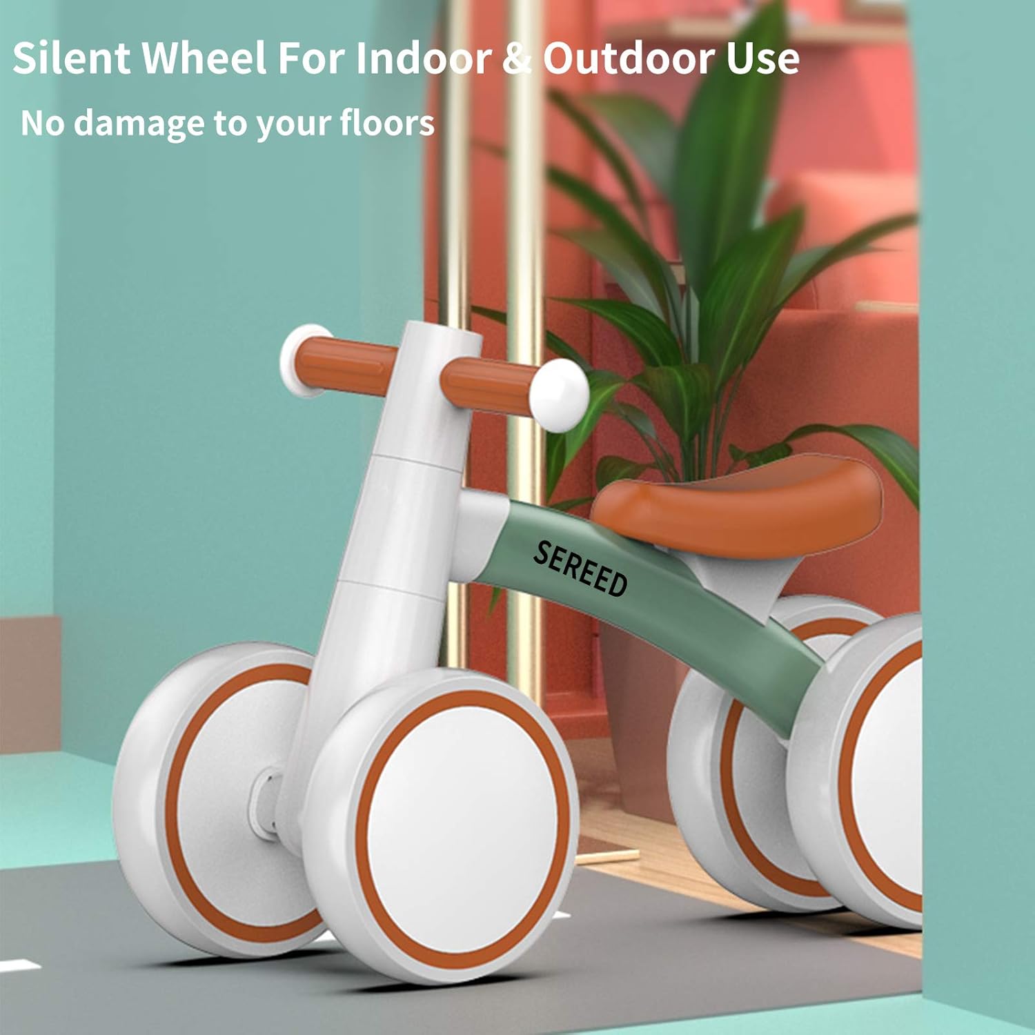 SEREED Baby Balance Bike for 1 Year Old Boys Girls 12-24 Month Toddler