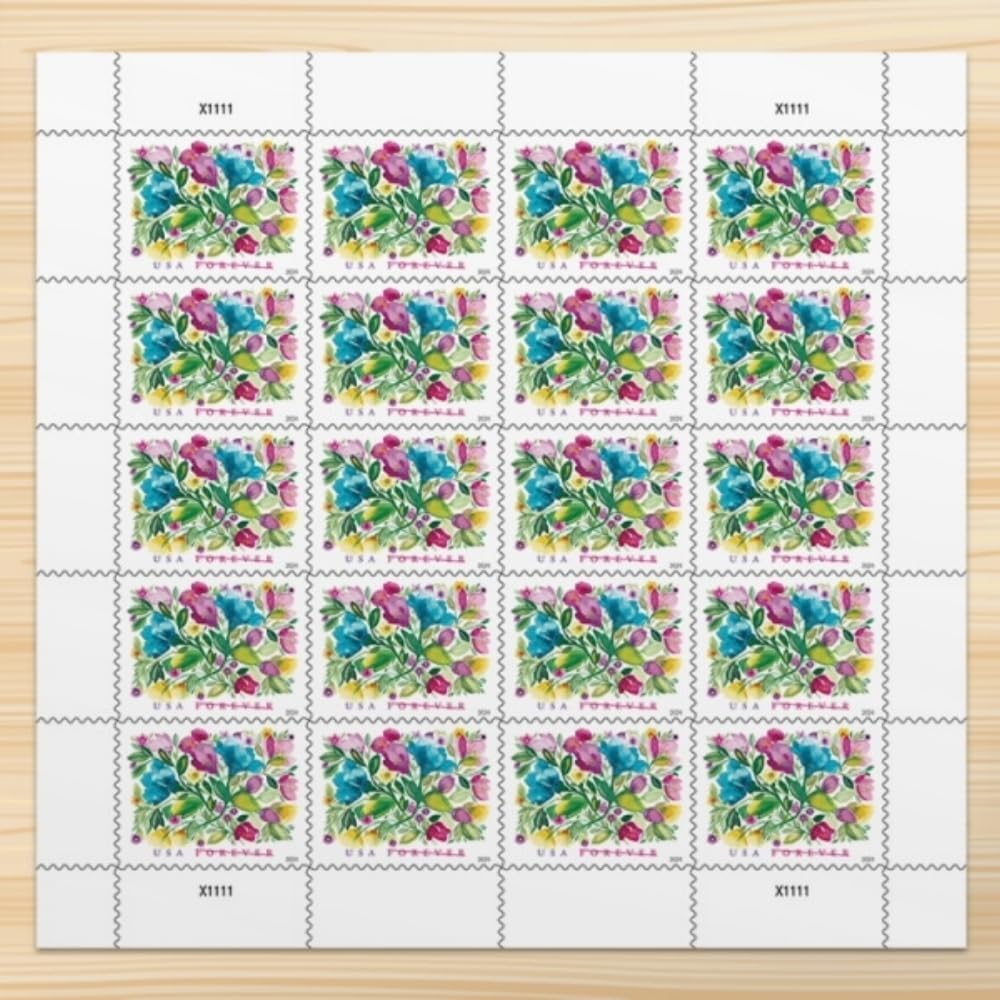 United States Postal Service Celebration Blooms (Sheet of 20) Forever Postage