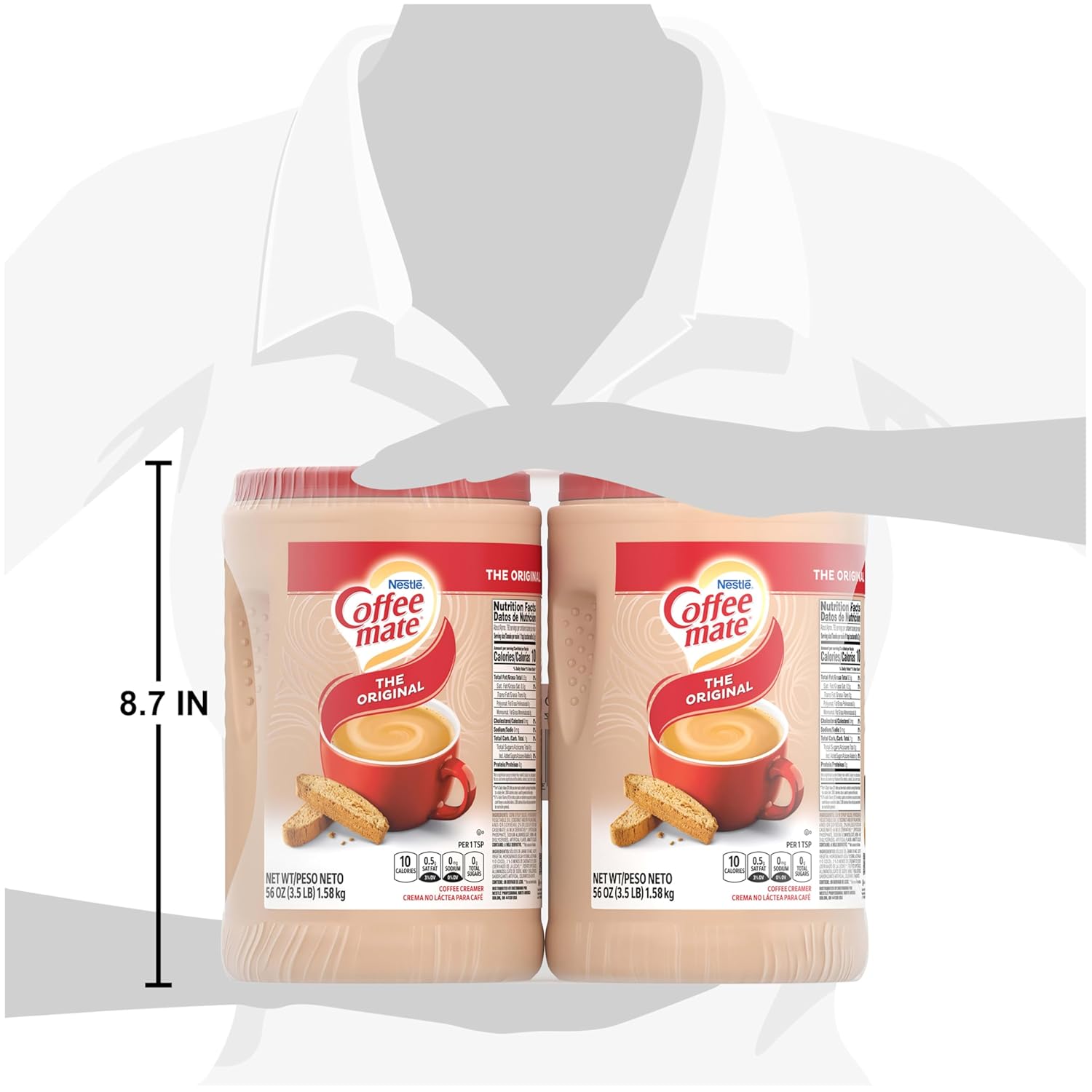 Nestle Coffee mate Coffee Creamer, Original, Non Dairy Powder Creamer, 56 oz