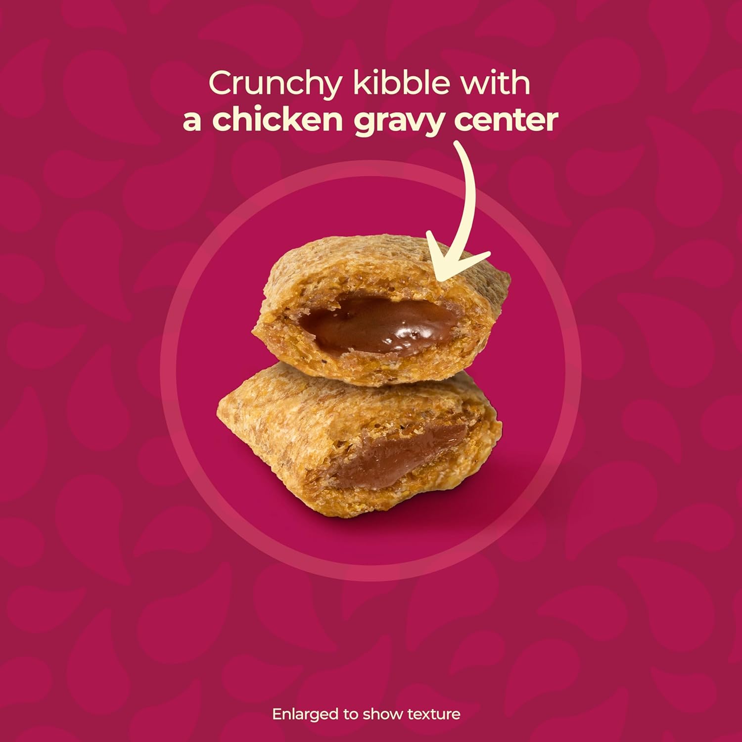 Meow Mix Gravy Bursts, Savory Chicken Flavor Mix, Gravy Filled Dry Cat Food