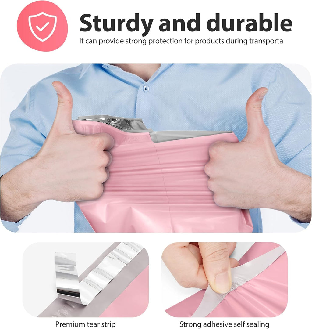 Fuxury Poly Mailers 14.5x19 Inch 50pc Shipping Bags for Small Business