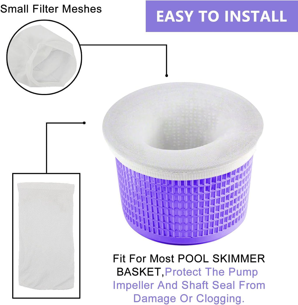 Coopache 30-Pack of Pool Skimmer Socks - Filters Baskets, Skimmers Cleans
