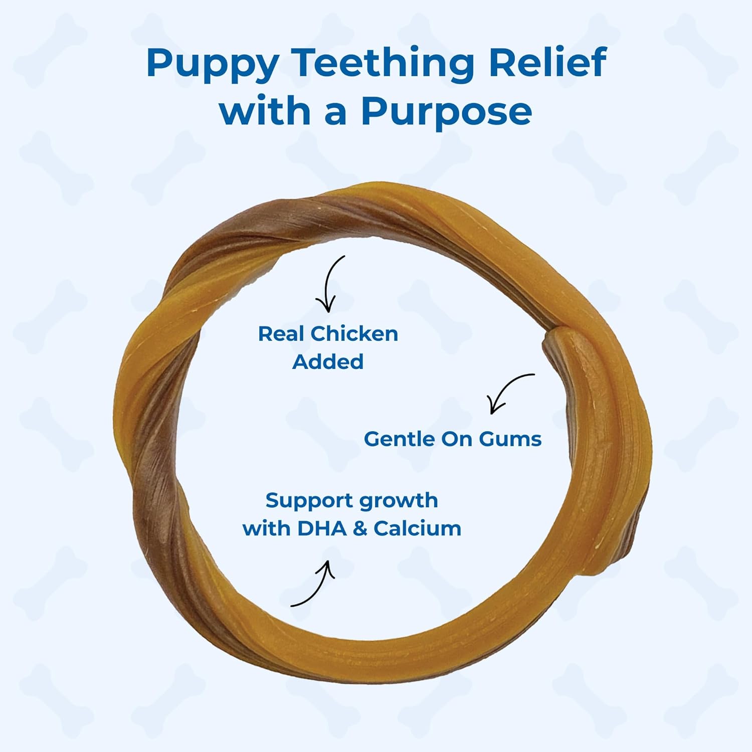 N-Bone Puppy Teething Ring Chicken Flavor (1 Pack Of 6 Rings) (113048)