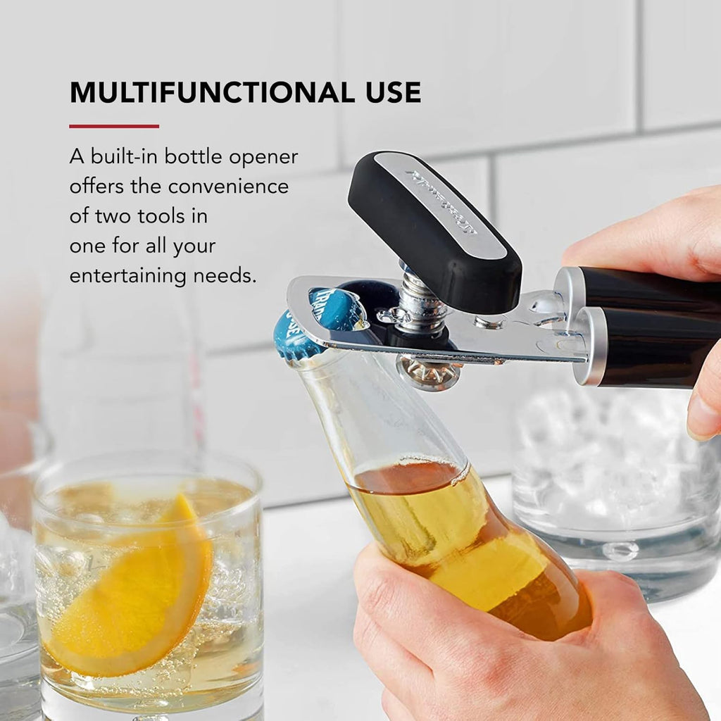 KitchenAid Classic Multifunction Can Opener and Bottle Opener Easy to Use