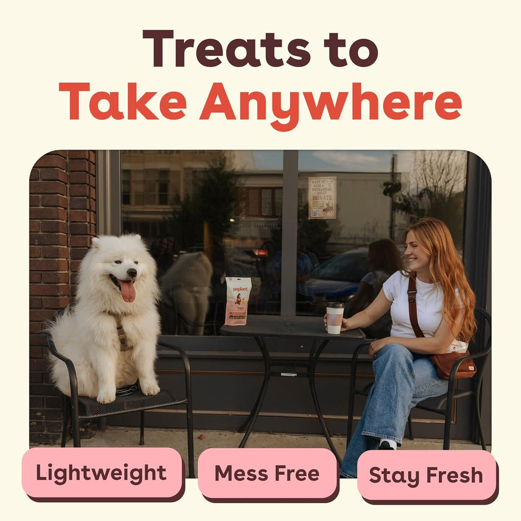 Pupford Freeze Dried Training Treats for Dogs & Puppies, 475+ Three