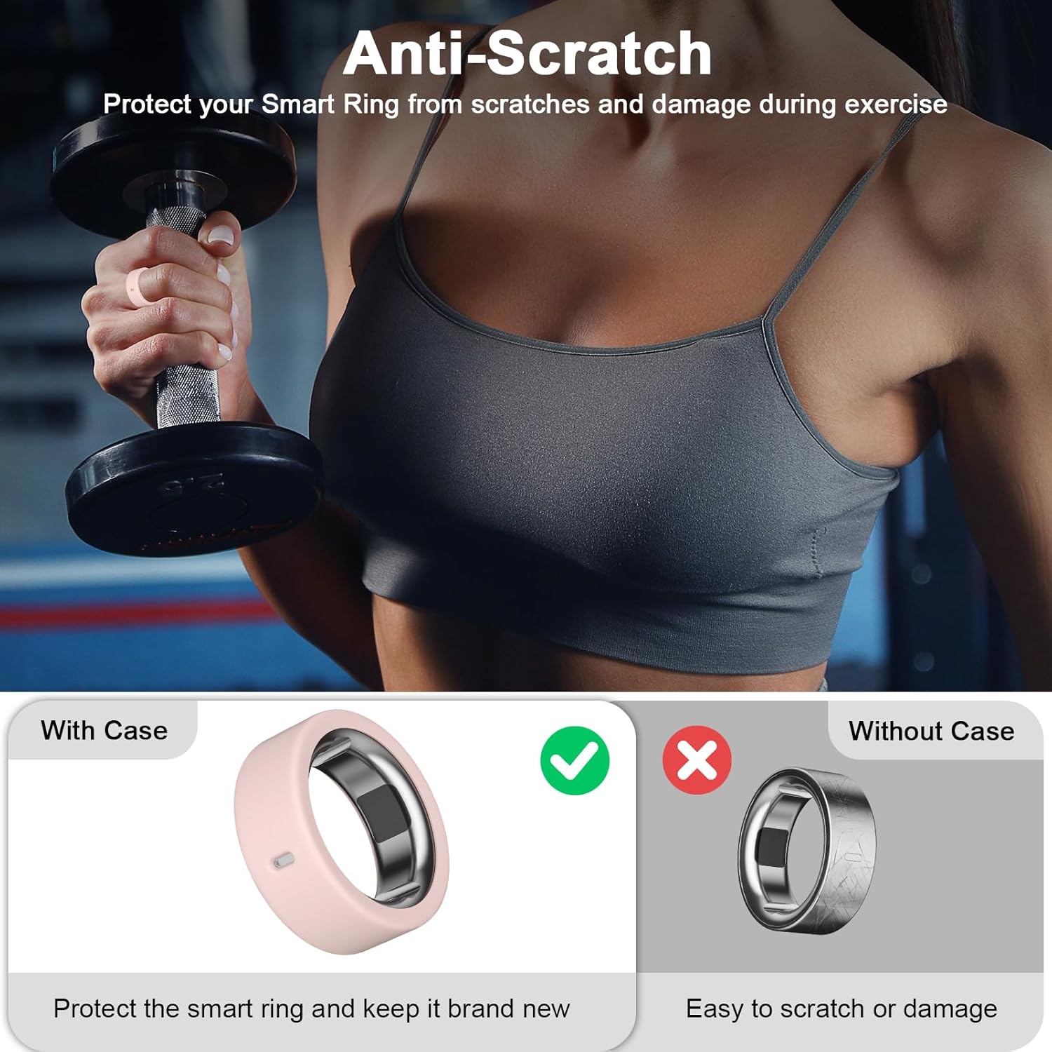 10 Pack Ring Cover Compatible with Oura Ring Gen 4/4 Ceramic, Oura Ring Gen 3
