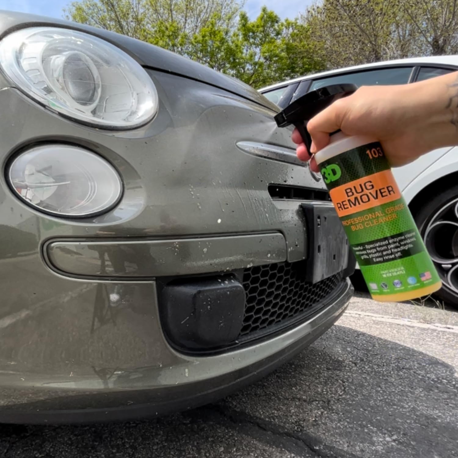 3D Bug Remover - All Purpose Exterior Cleaner & Degreaser to Wipe Away Bugs