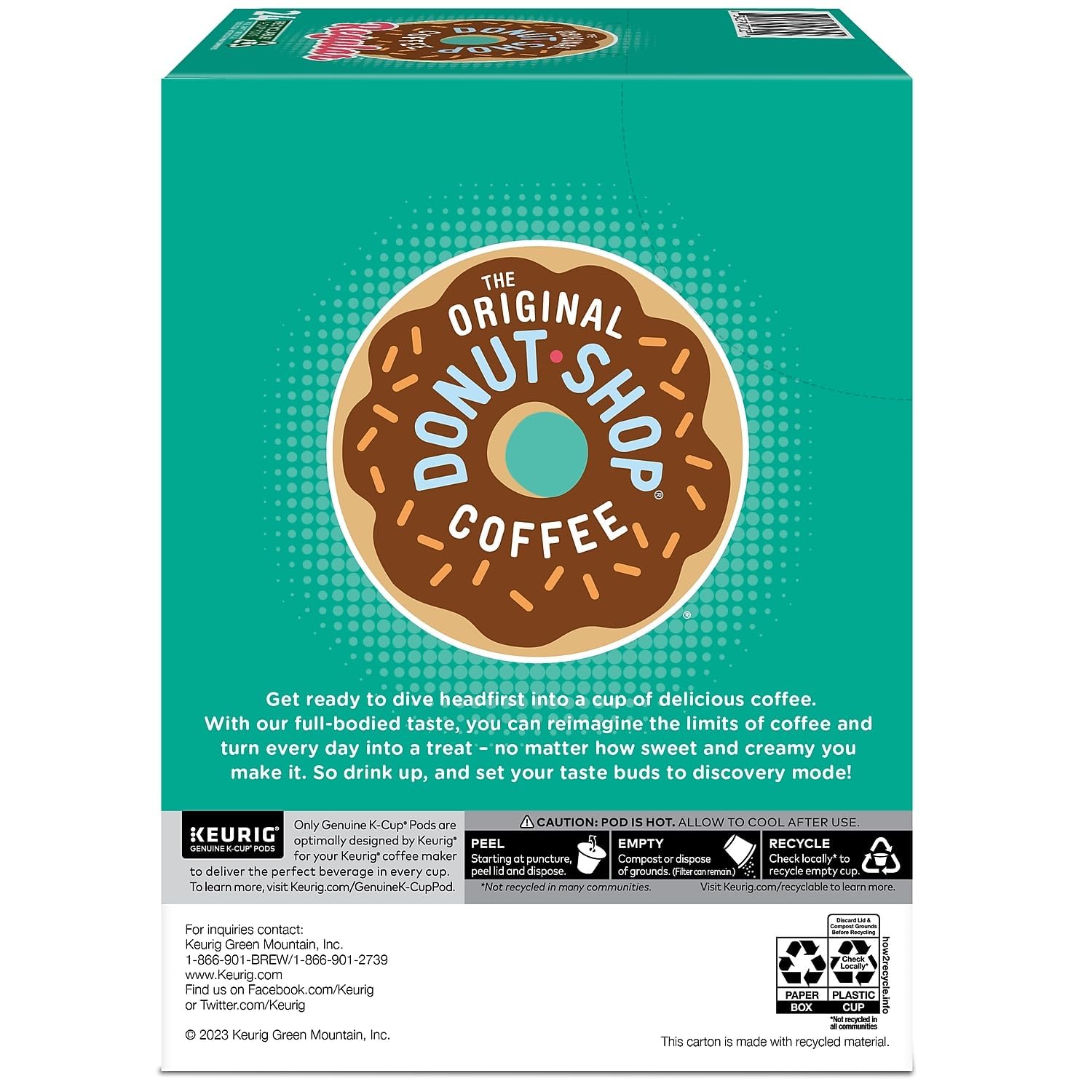 The Original Donut Shop Regular Keurig Single-Serve K-Cup Pods, Medium Roast