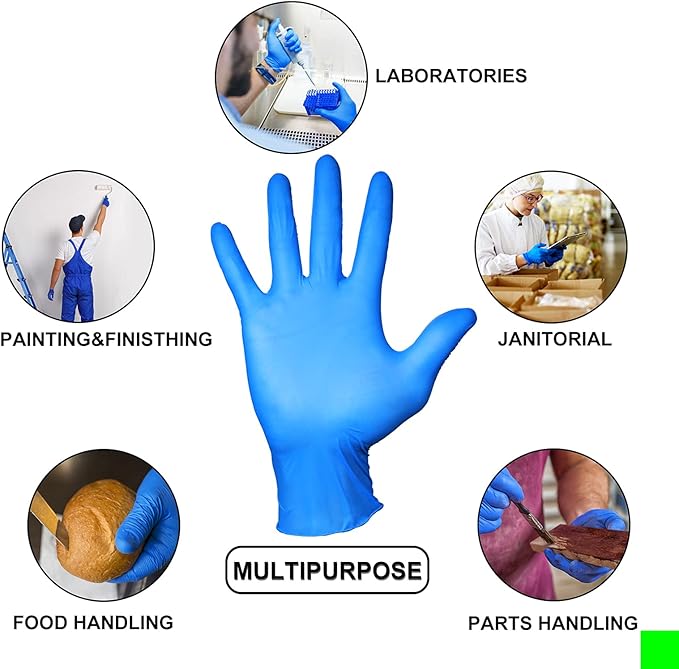 PEIPU Nitrile Disposable Gloves•?ÎPowder Free, Cleaning Service Gloves, Latex