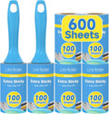 Swihauk 600 Sheets Extra Sticky Lint Rollers for Pet Hair, Easy Spiral Tear