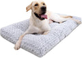 KSIIA Washable Dog Bed Deluxe Plush Dog Crate Beds Comfy Kennel Pad Anti-Slip