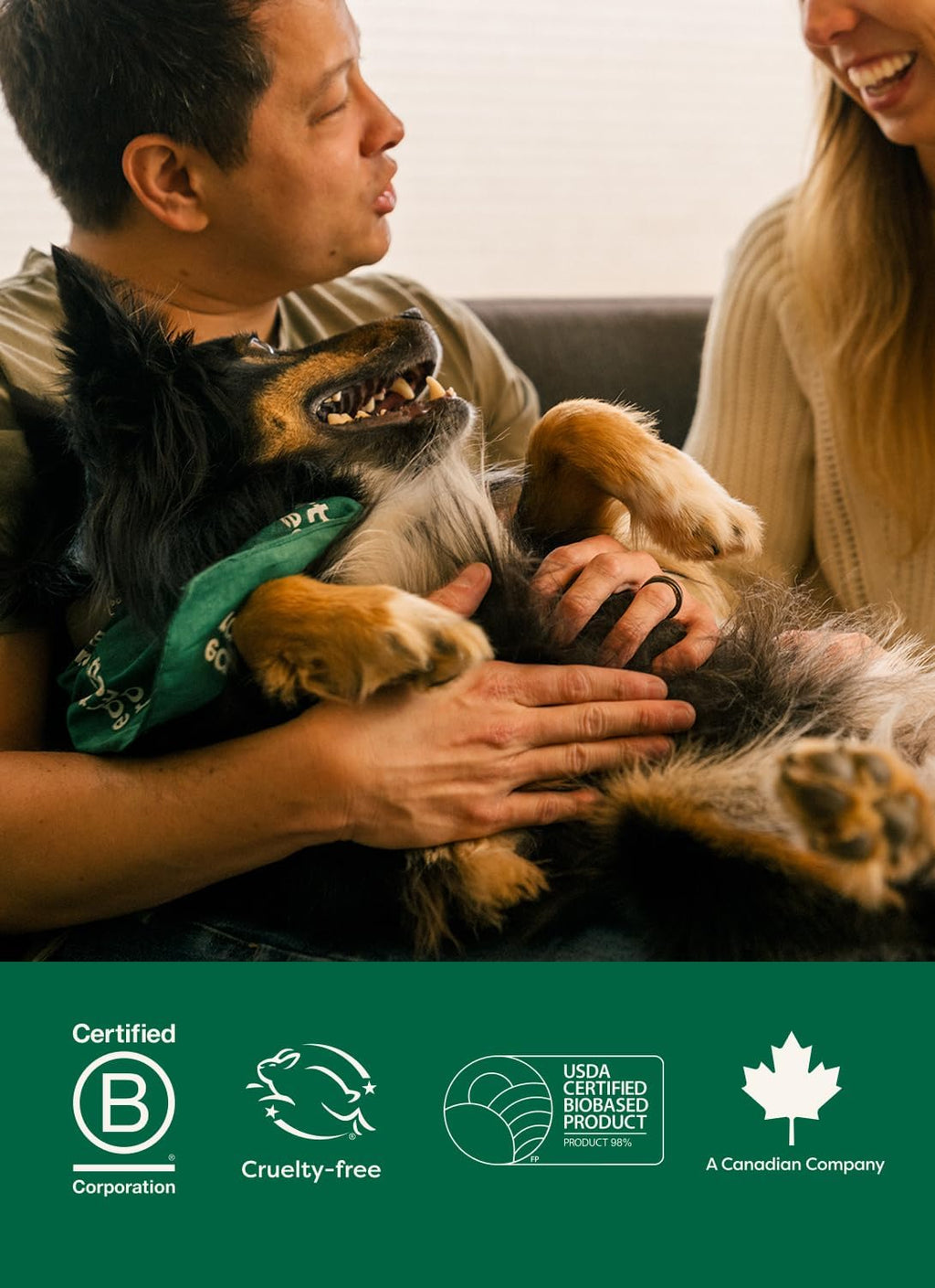 Earth Rated Pet Wipes for Dogs and Cats, Hypoallergenic, 3-in-1 Cleaning