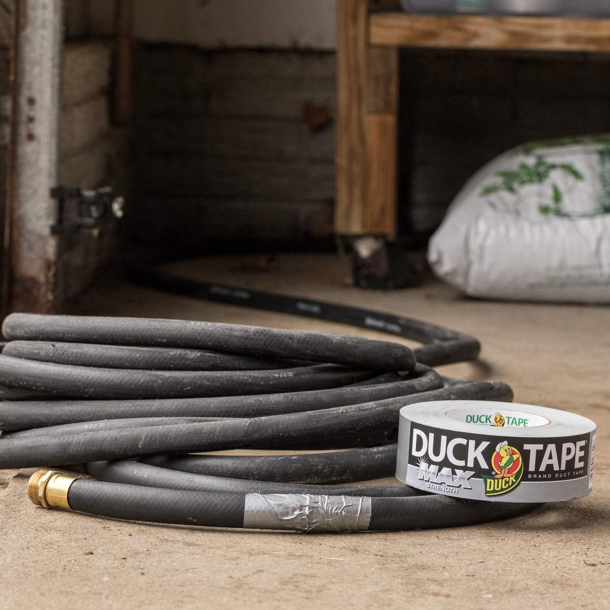 Duck Brand Max Strength Duct Tape - 1 Roll - Heavy Duty Hold - 1.88 Inch x 45
