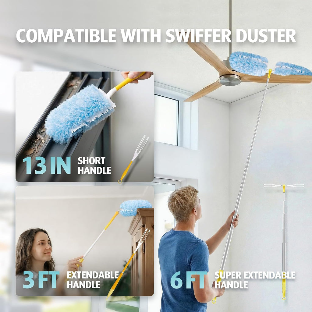Duster Refill for Swiffer Duster, 30 Count Heavy Duty 2 Side 360å¡ Duster