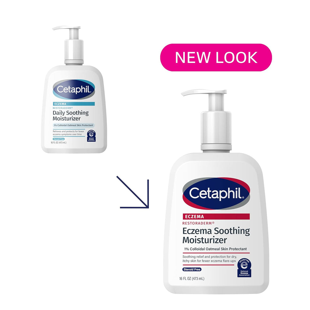 CETAPHIL ECZEMA RESTORADERM Soothing Moisturizer, For Eczema Prone Skin, 16