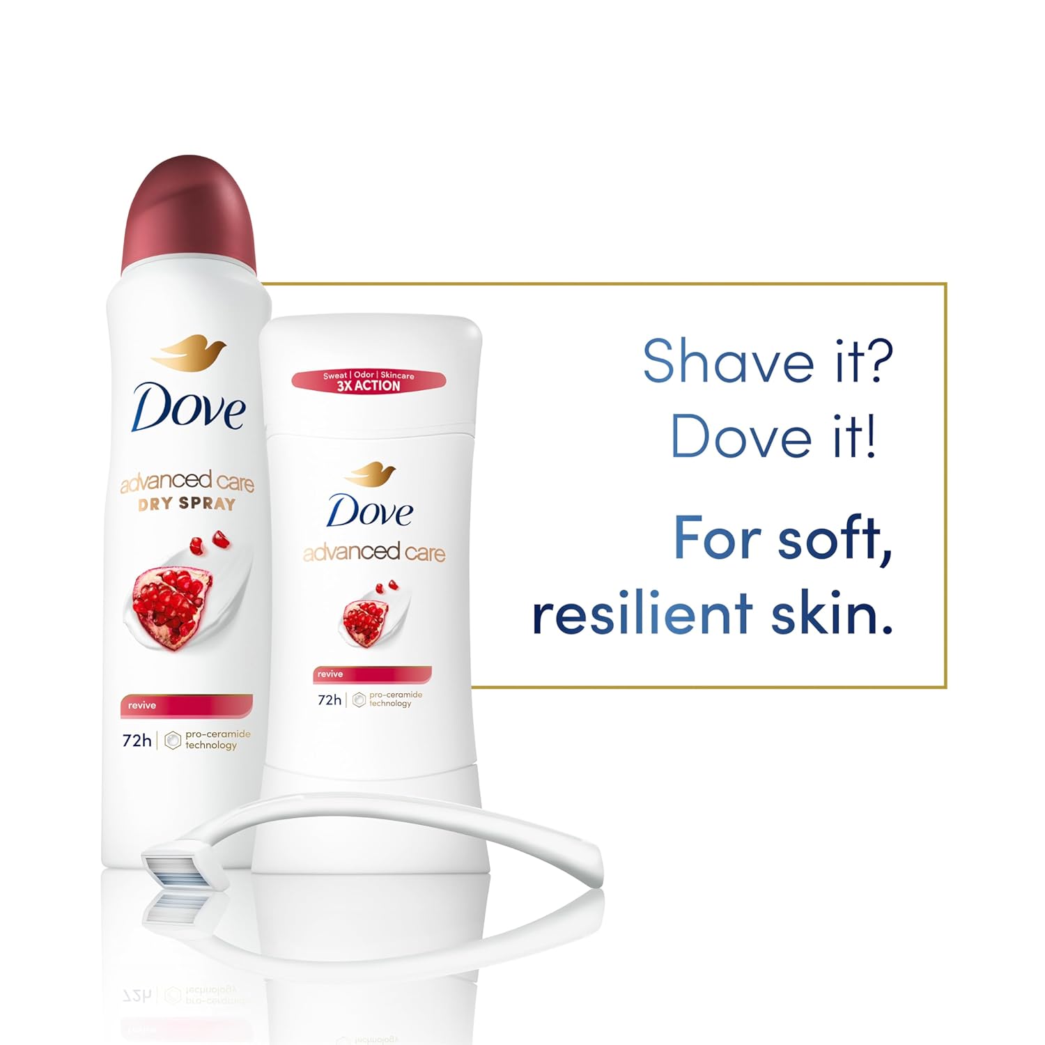 Dove Advanced Care Antiperspirant Deodorant for Women Twin Pack Revive 72
