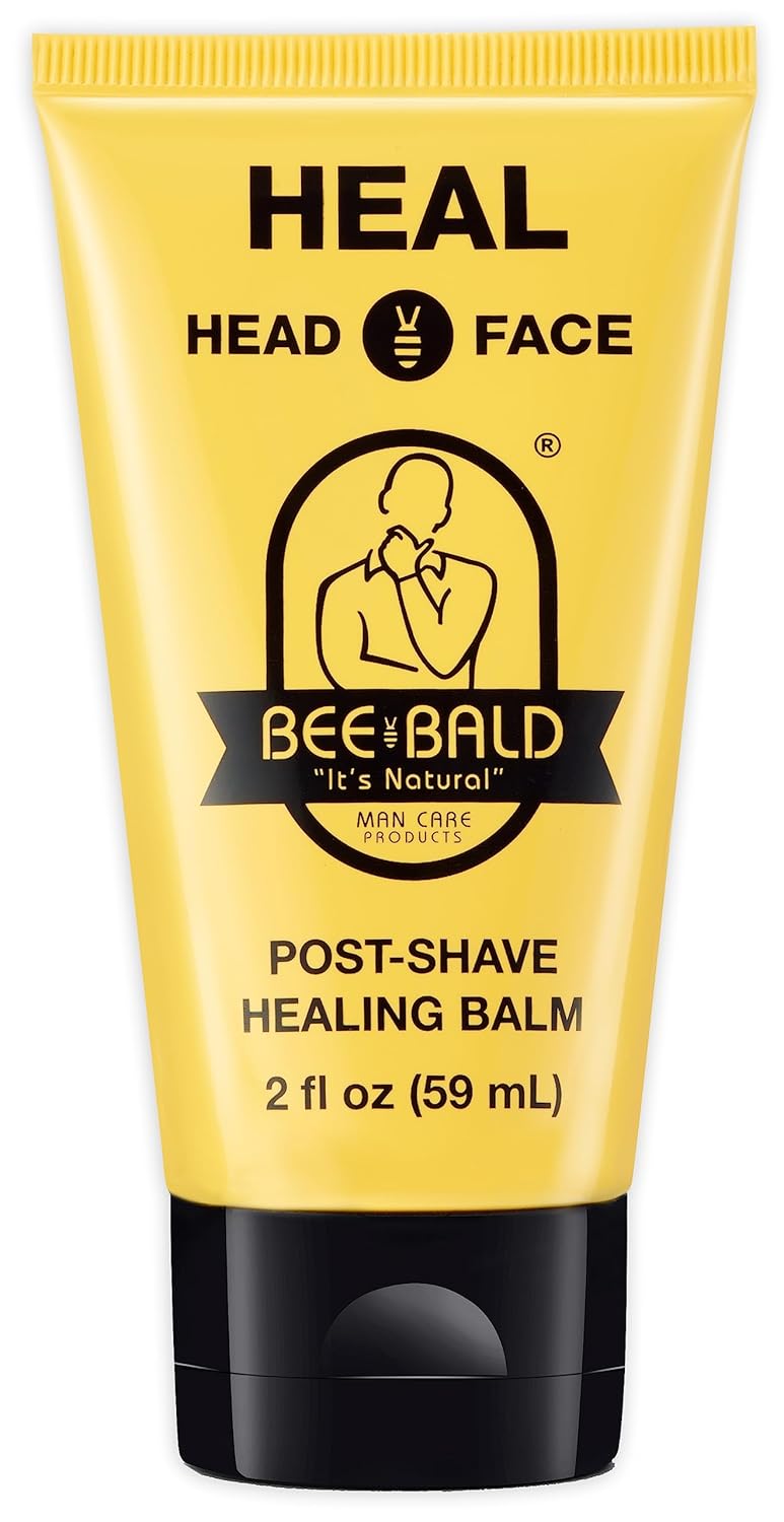 Bee Bald HEAL Aftershave for Men Healing Balm, Immediately Calms & Soothes