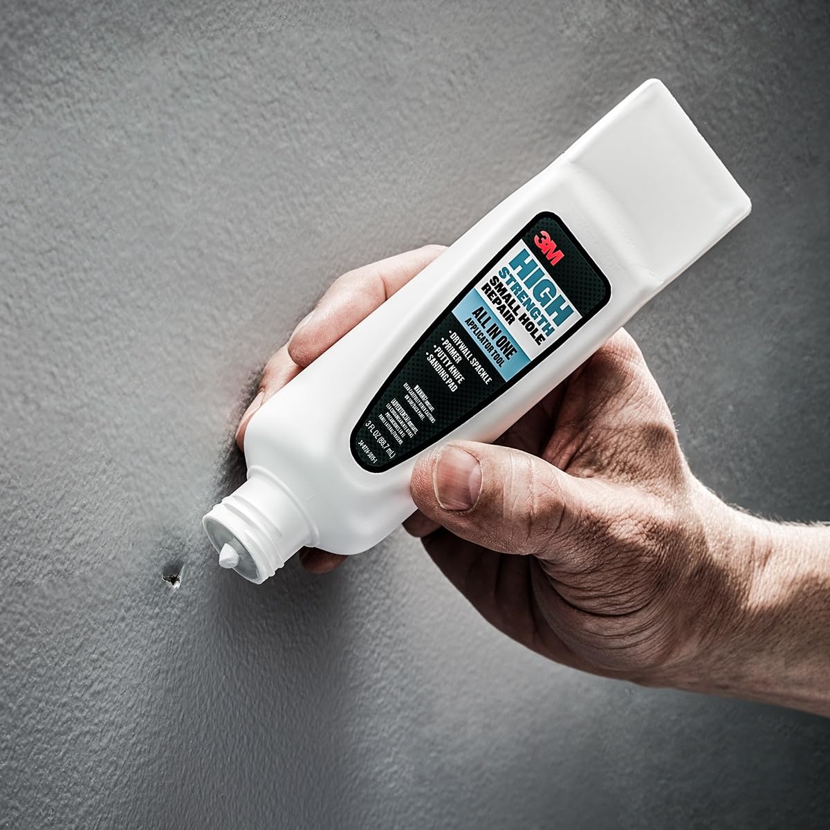 3M Small Hole Repair High Strength, All in One Applicator Tool, 1-Pack, Quick