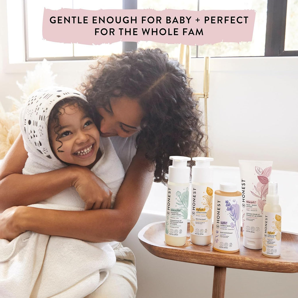 The Honest Company Hydrating Face and Body Lotion, Fast Absorbing, Naturally