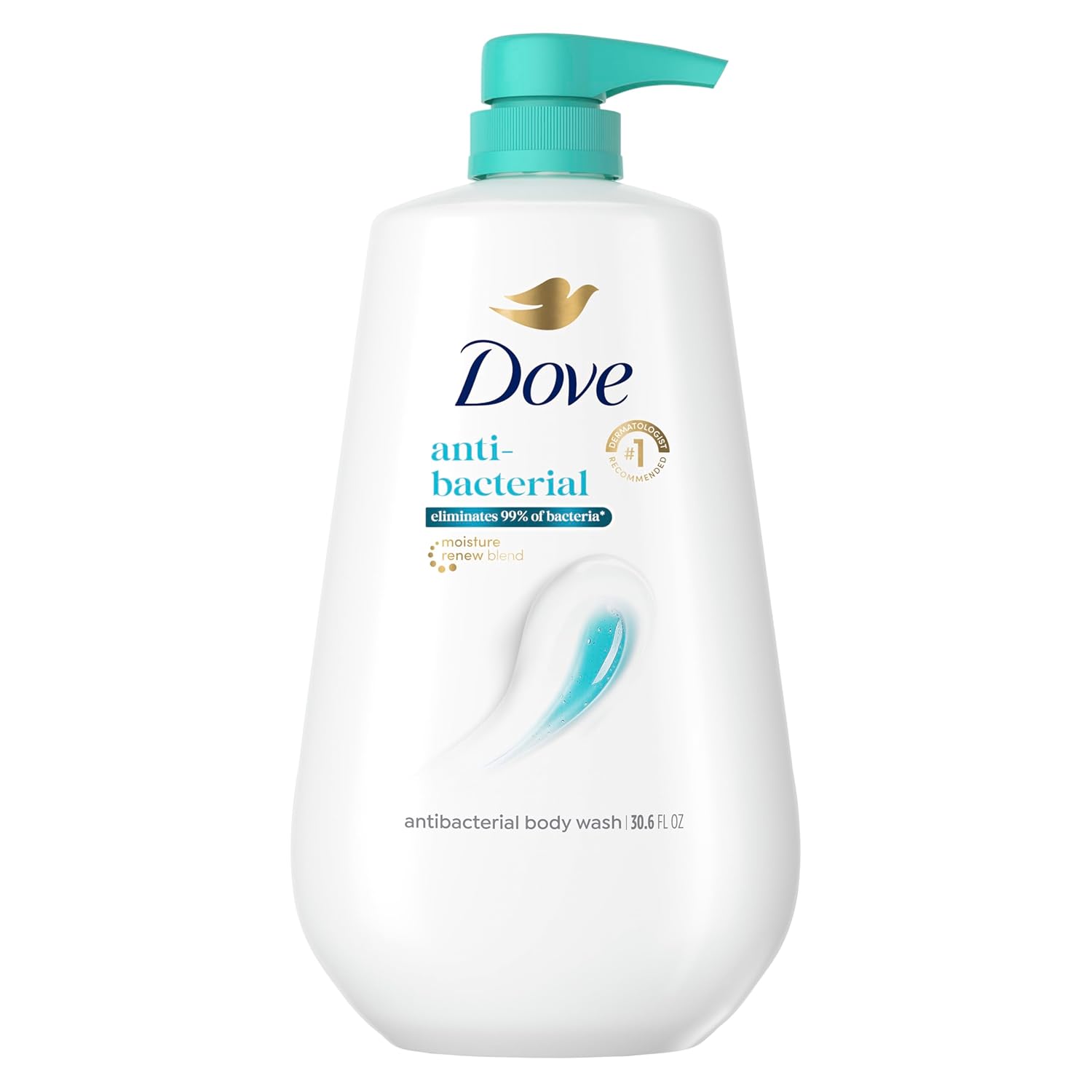 Dove Body Wash with Pump Antibacterial For All Skin Types Protects from