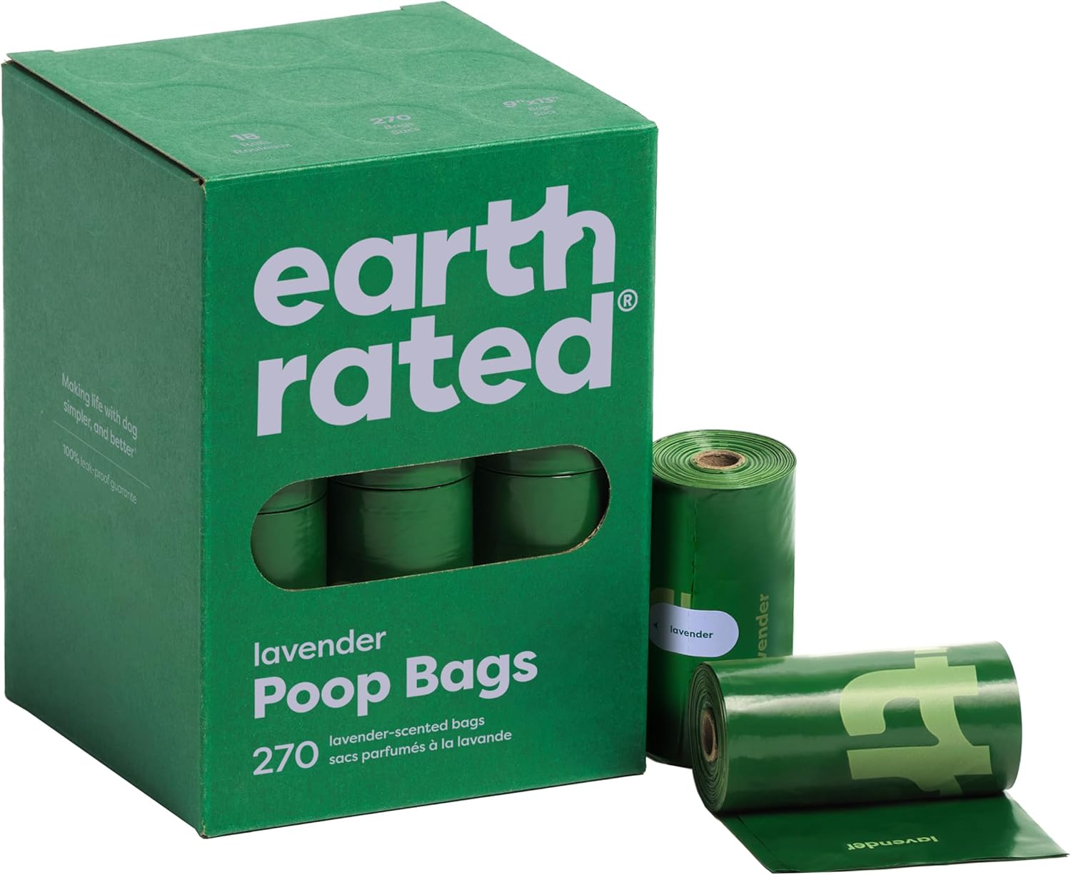 Earth Rated Poop Bags for Dogs, Guaranteed Leak Proof and Extra Thick Waste
