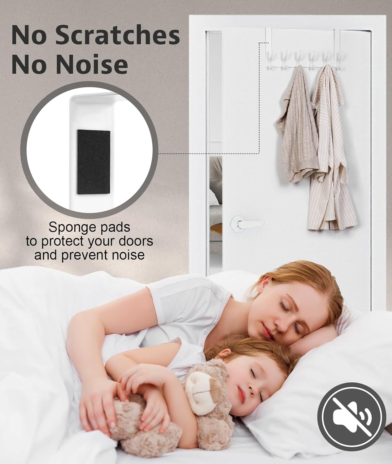 Optish Over The Door Hooks, Door Hanger Hooks for Hanging, Over The Doors