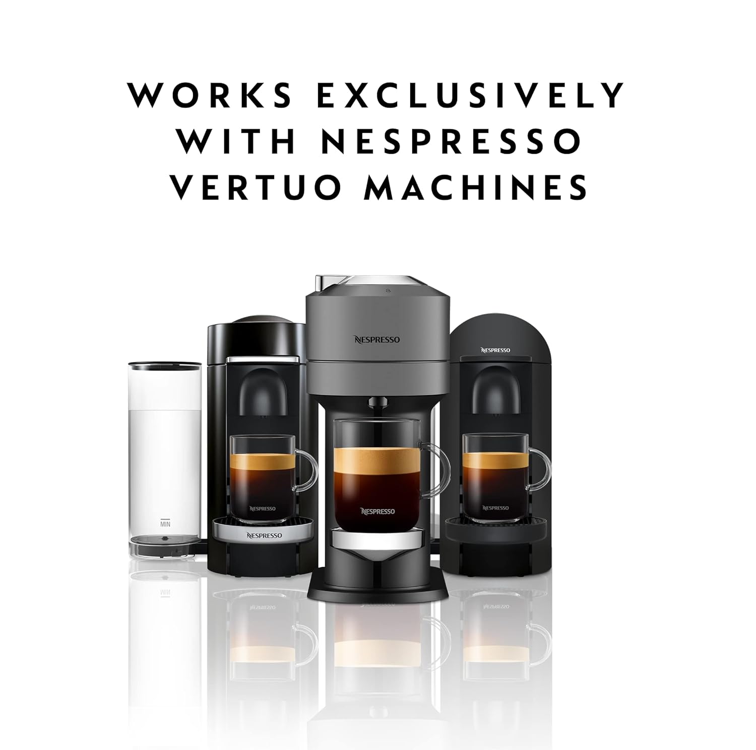 Nespresso Capsules Vertuo, Double Espresso Chiaro, Medium Roast Espresso