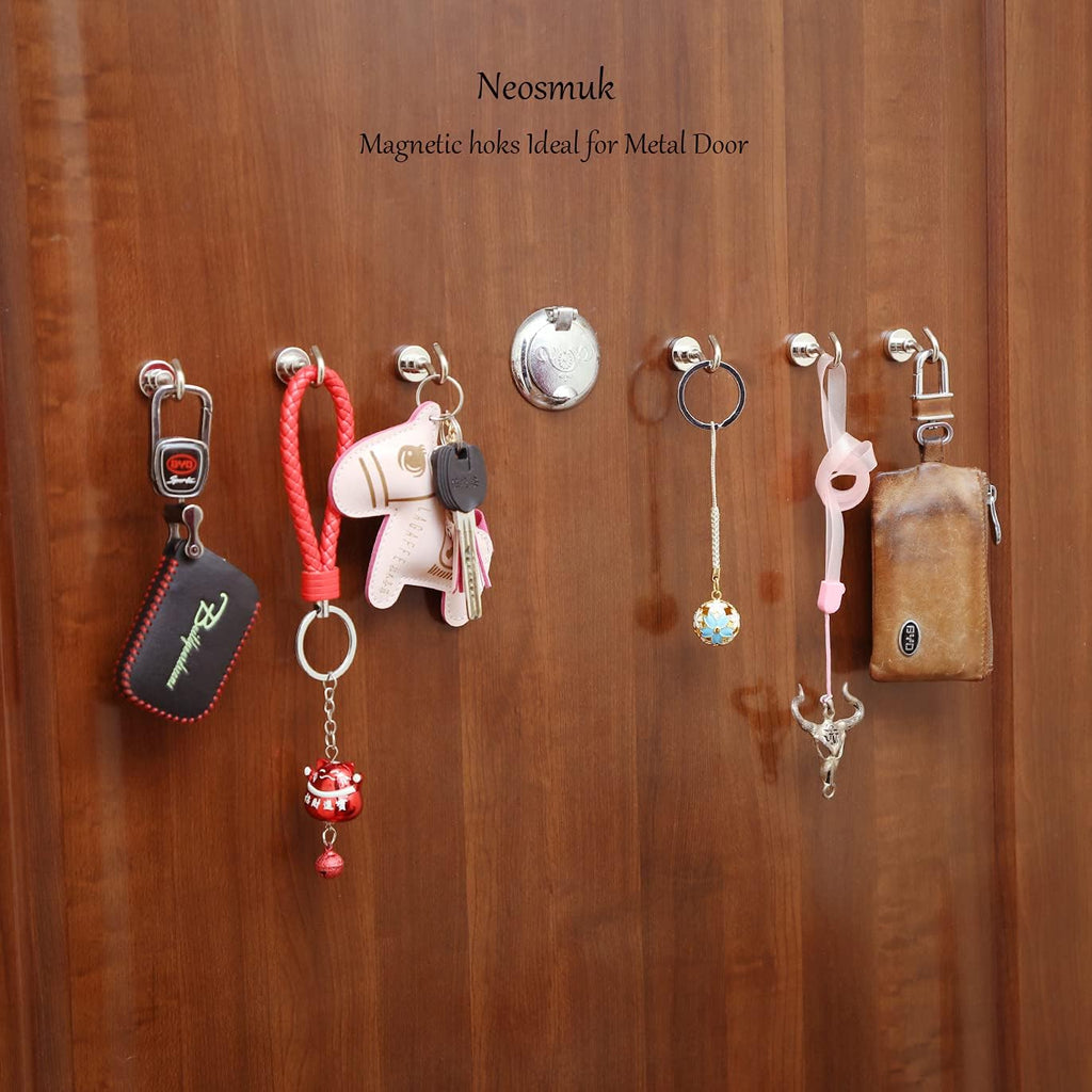 Neosmuk Magnetic Hooks, Heavy Duty 30lb+ Strong Magnet Hook for Cruise