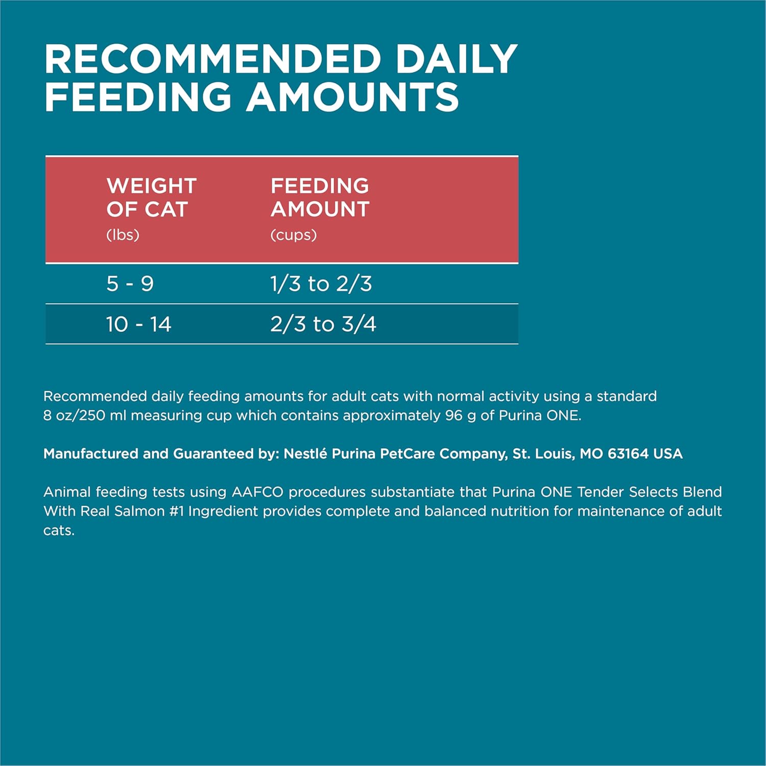 Purina ONE Natural Dry Cat Food, Tender Selects Blend With Real Salmon - 7