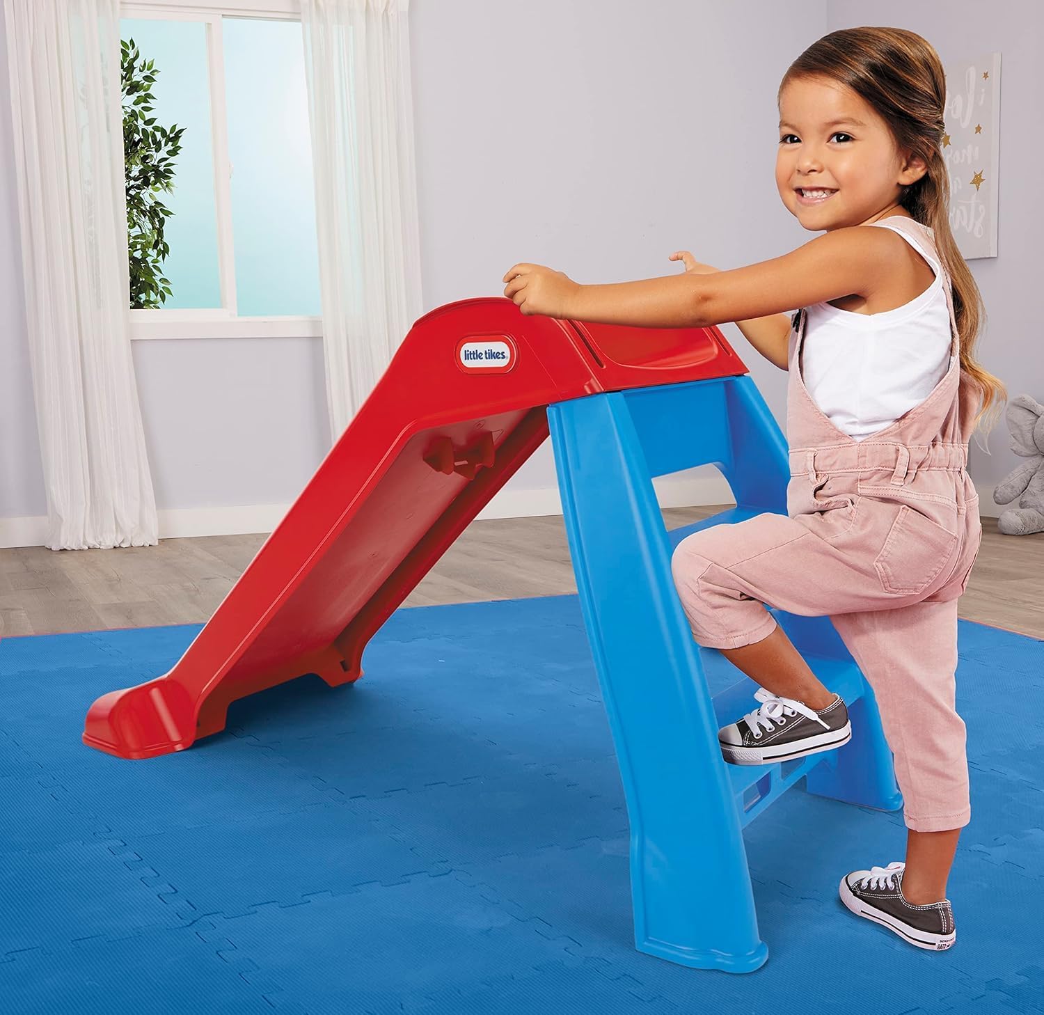 Little Tikes First Slide for Kids, Easy Set Up for Indoor Outdoor, Easy to