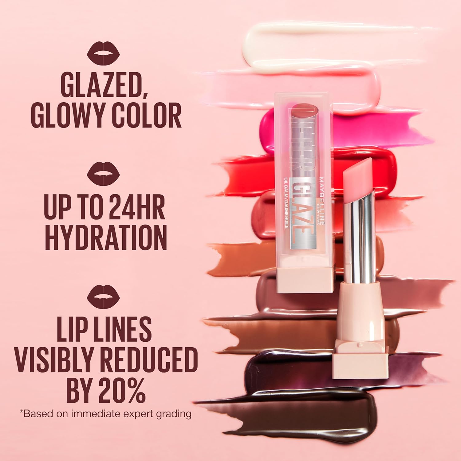 MAYBELLINE Lifter Glaze Oil Balm with Hyaluronic Acid and Hydrating Oil