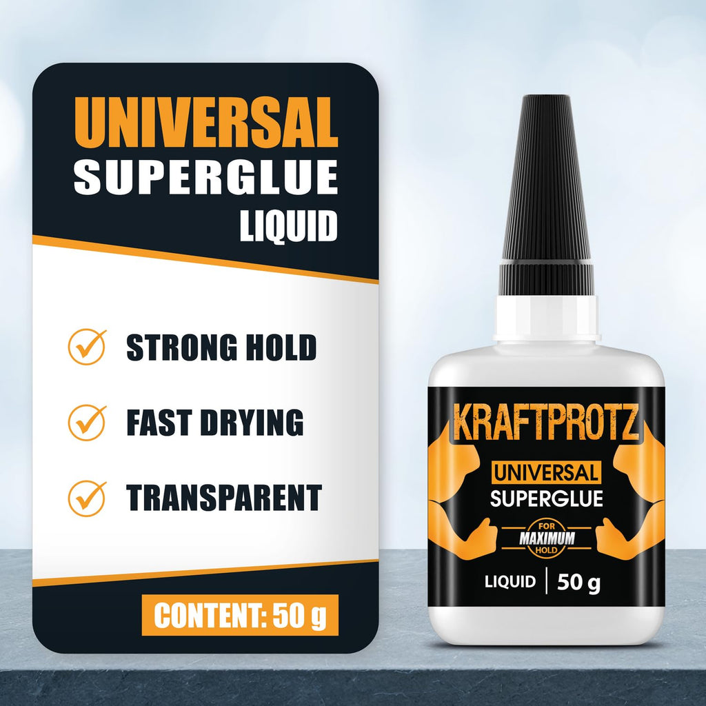 Super Glue XXL Value Size (1.76oz) All Purpose Liquid Adhesive for Plastic