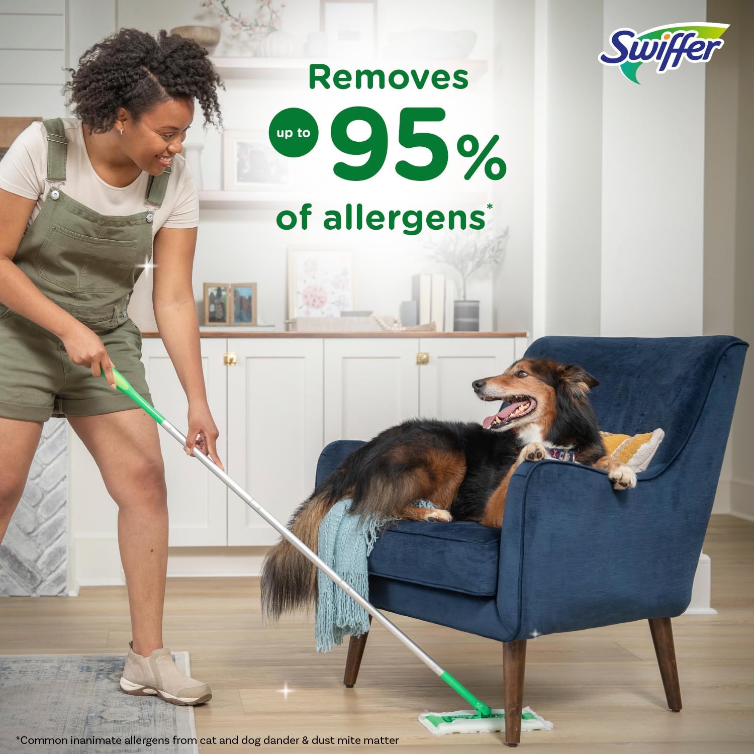 Swiffer Sweeper 2-in-1 Mops for Floor Cleaning, Dry and Wet Multi Surface