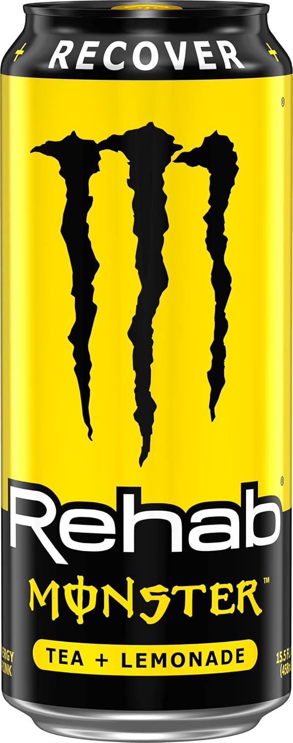 Monster Rehab Tea + Lemonade + Energy, Energy Drink 15.5 Ounce