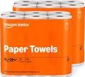 Amazon Basics 2-Ply Flex-Sheets Paper Towels, 12 Basics Rolls = 40 Regular