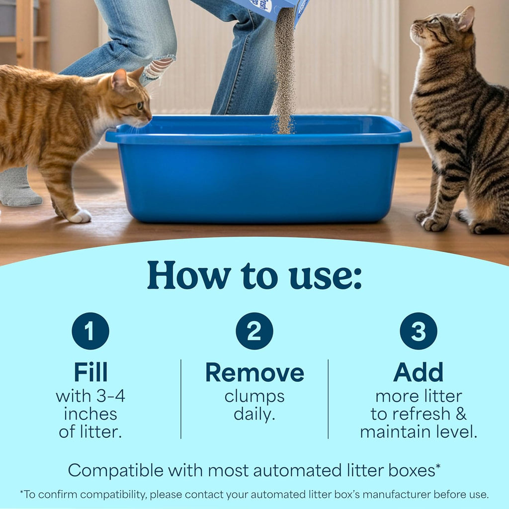 Fresh Step Clumping Cat Litter, Multi-Cat, Long Lasting Odor Control Kitty