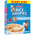 Kellogg's Rice Krispies Cold Breakfast Cereal, 8 Vitamins and Minerals, Rice