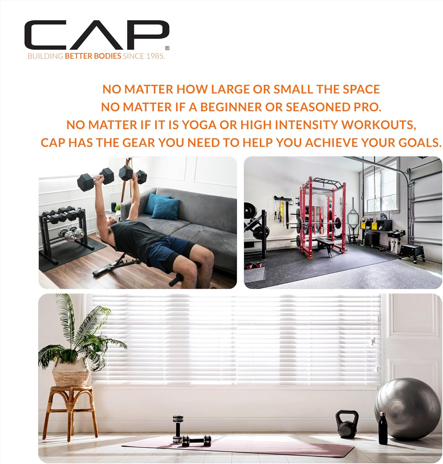 CAP Barbell Neoprene Dumbbell Weights Pairs & Sets