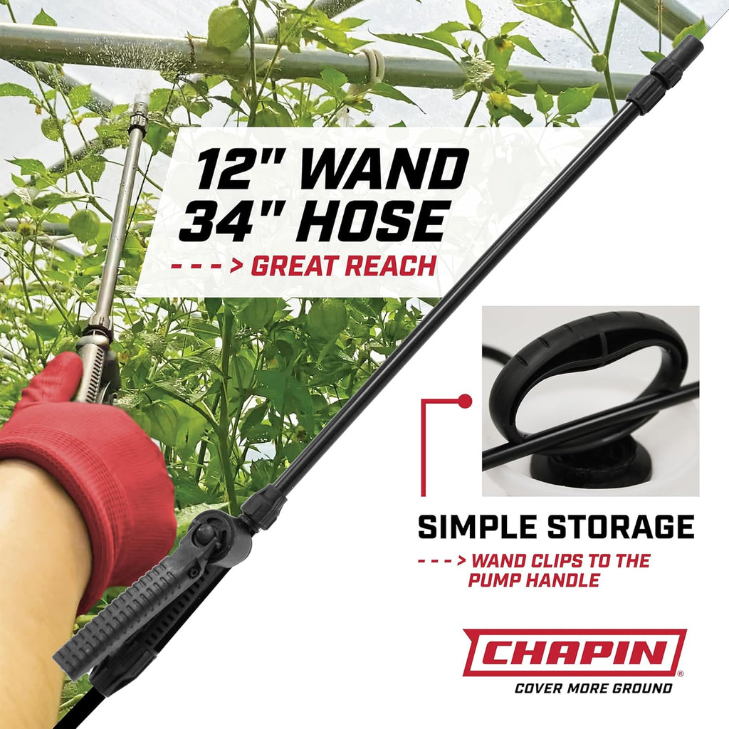 Chapin 20004 Pump Sprayer, 1-Gallon SureSpray Translucent Tank with an Easy