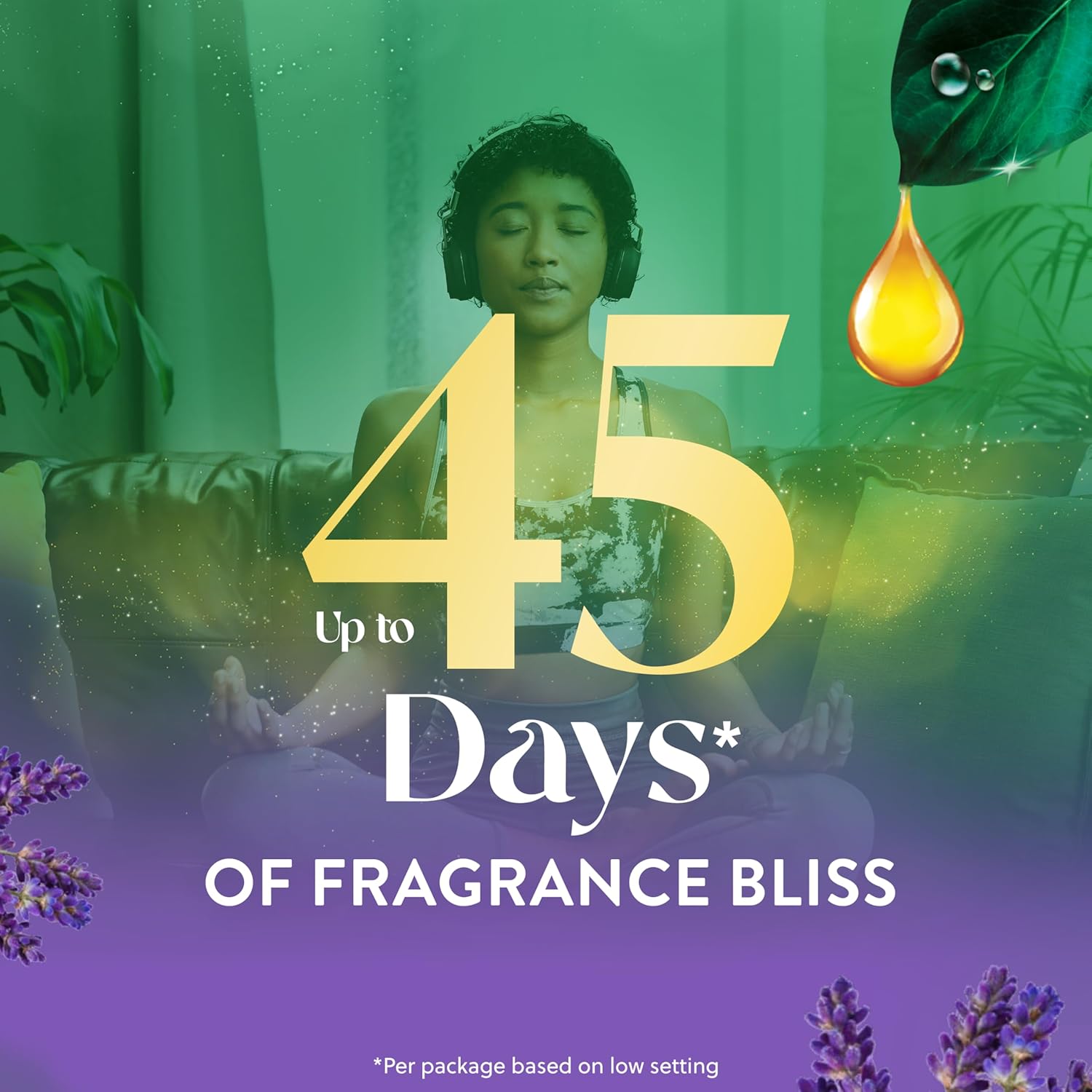 Air Wick Essential Mist Starter Kit, Diffuser + 1 Refill, Lavender and Almond