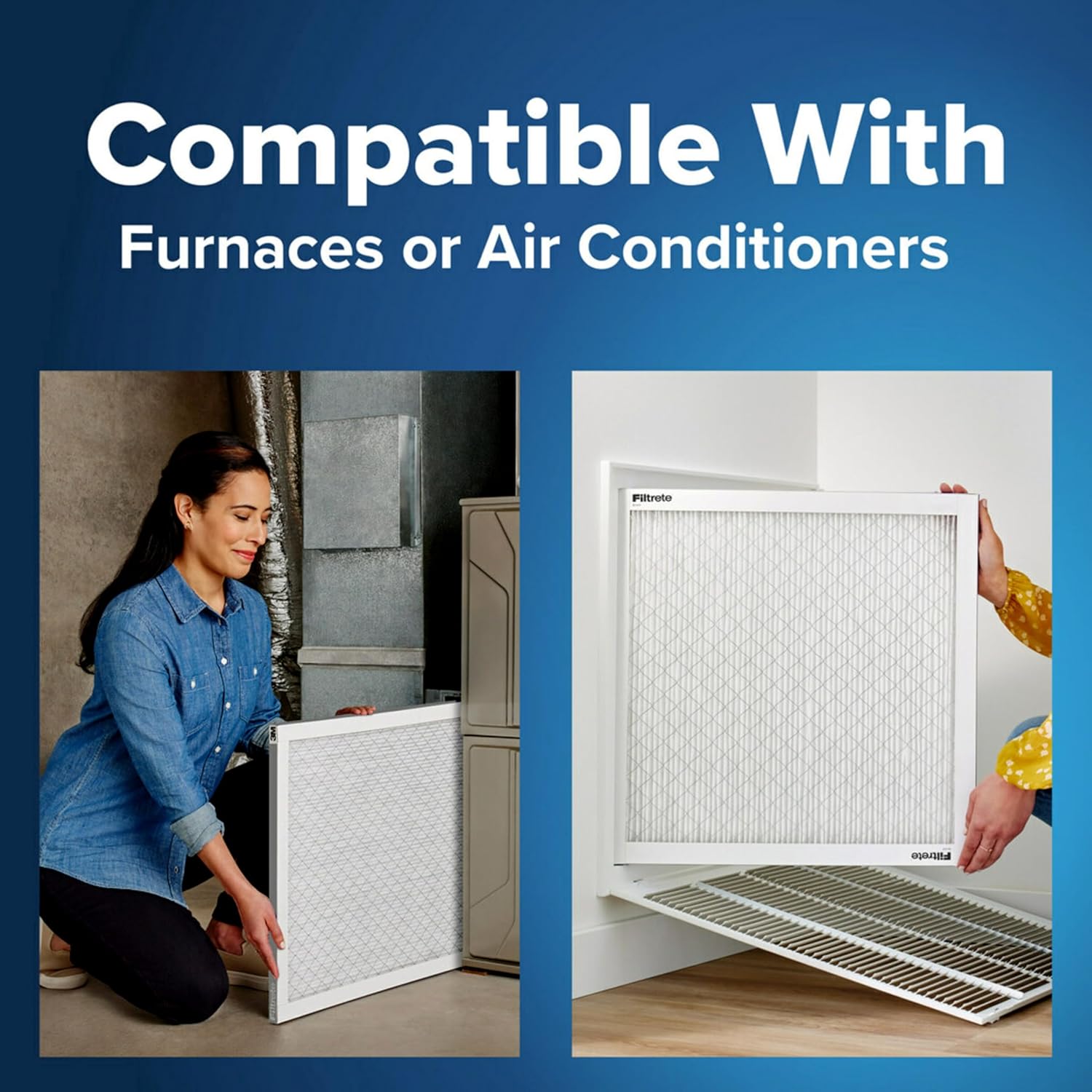 Filtrete 20x25x1 Air Filter MERV 5, 6-Pack AC Furnace HVAC Filters for Home