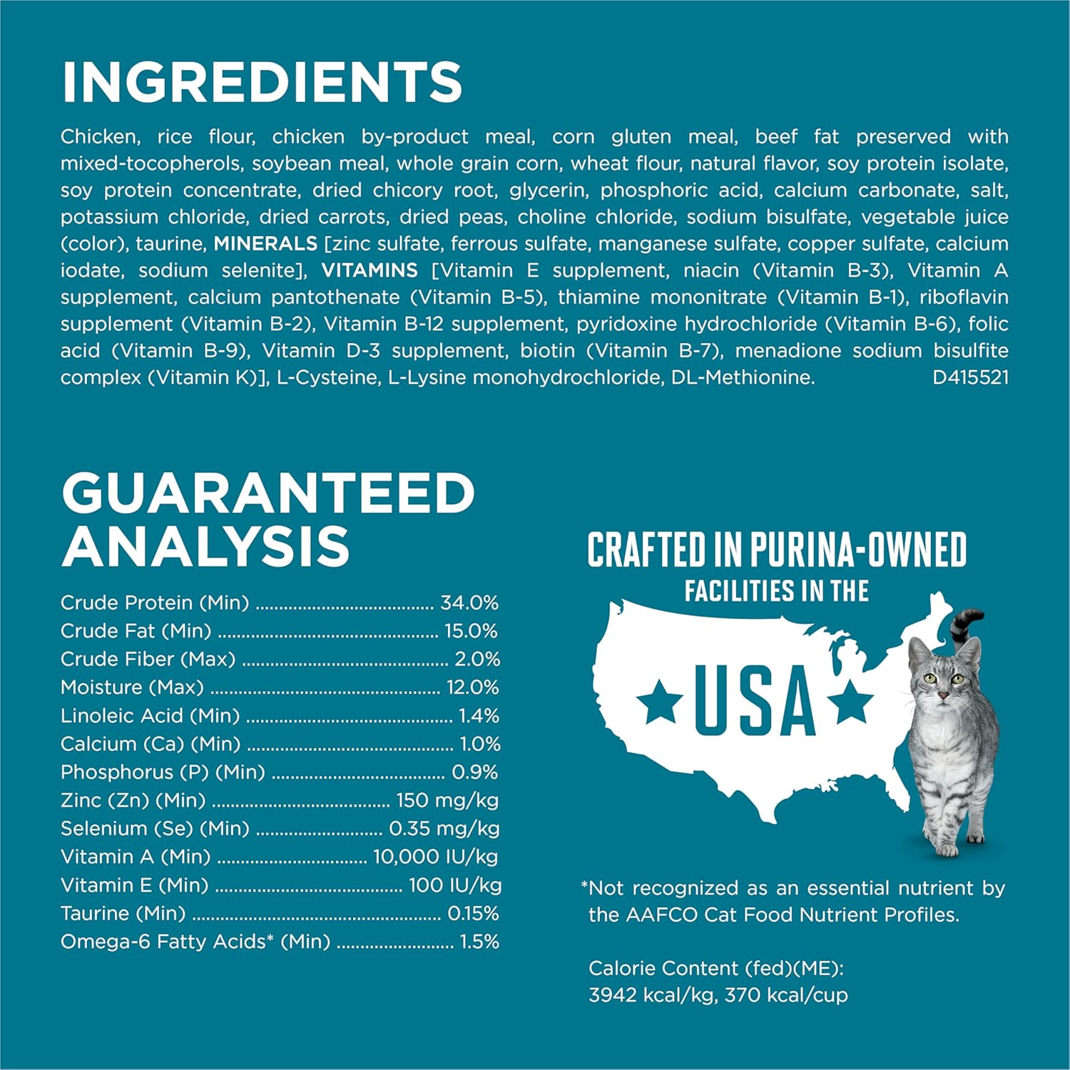 Purina ONE Natural Dry Cat Food, Tender Selects Blend With Real Chicken - 7