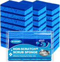 HOMEXCEL Sponges Kitchen 24pcs, Non-Scratch Scrub Dish Sponge Safe on