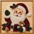 LJSCQF DIY Christmas Pearl Diamond Painting Art Kit with Frame, Home Wall